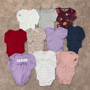 Bundle of Long Sleeve Bodysuit Onesies